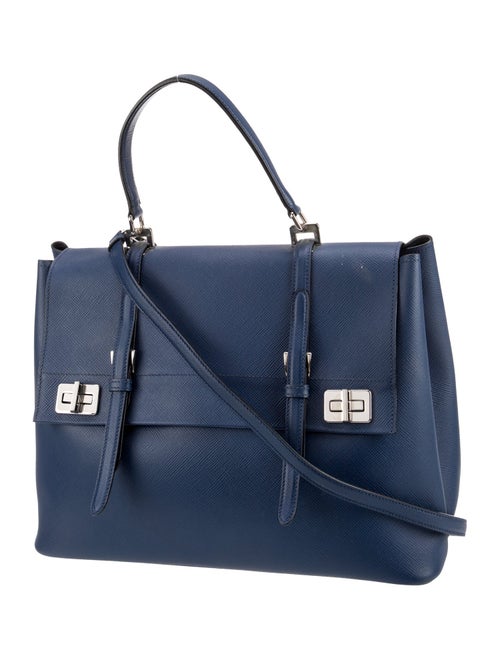 Prada Saffiano Cuir Leather Shoulder Bag