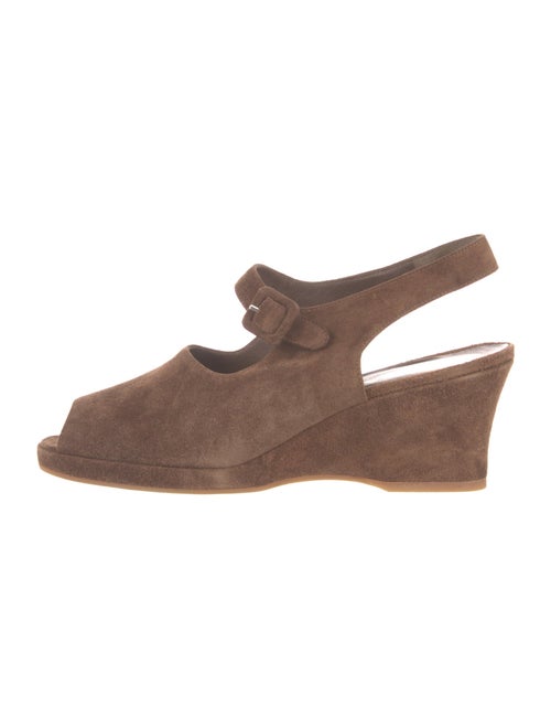 Prada Suede Slingback Sandals