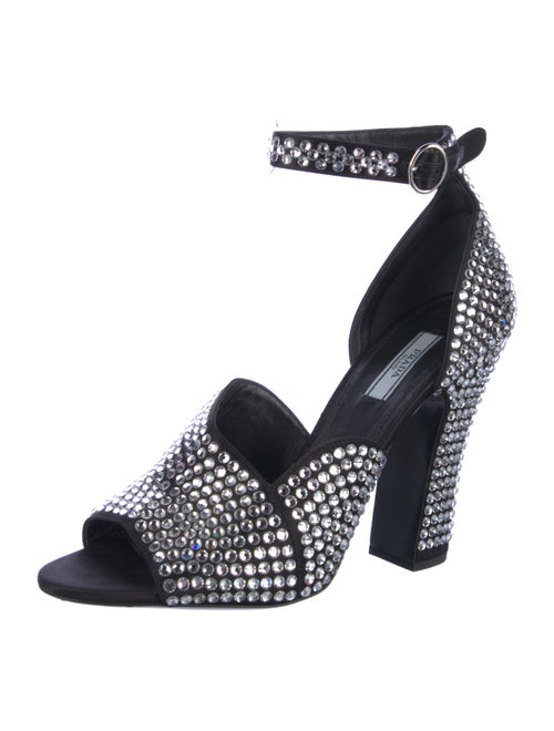Prada Crystal Embellishments D'Orsay Pumps