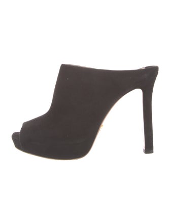 Prada Suede Mules