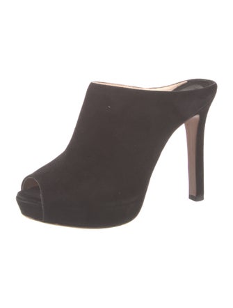 Prada Suede Mules