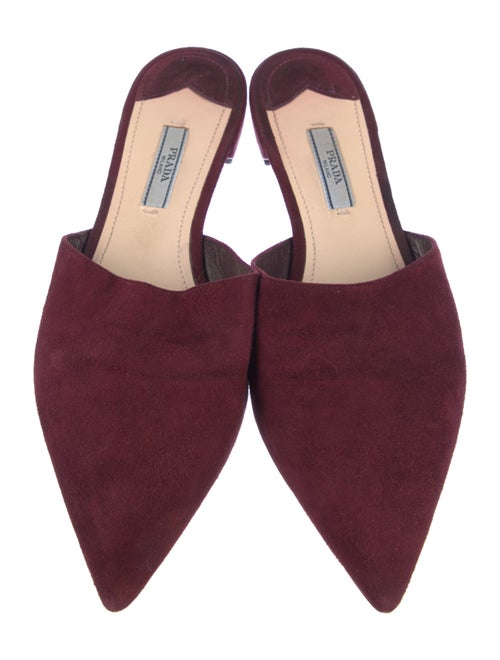 Prada Suede Mules