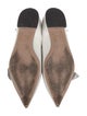 Prada Leather Bow Accents Flats