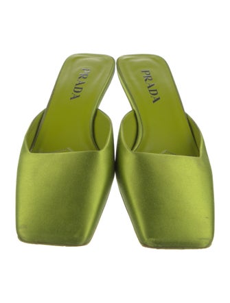 Prada Satin Mules