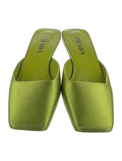 Prada Satin Mules