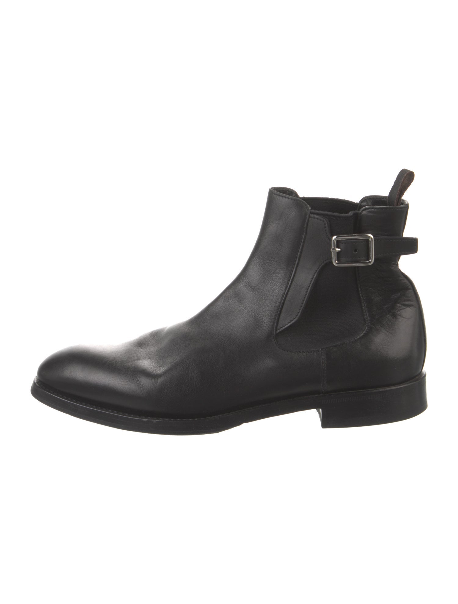 Prada Leather Chelsea Boots