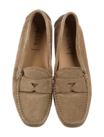 Prada Suede Moccasins