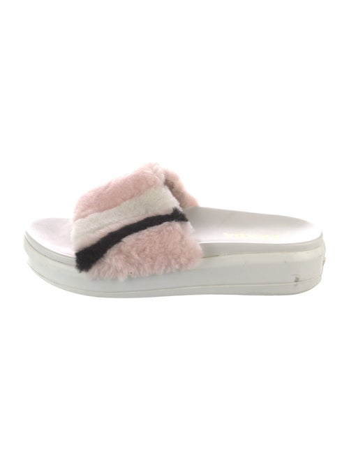 Prada Faux Fur Slides