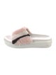 Prada Faux Fur Slides