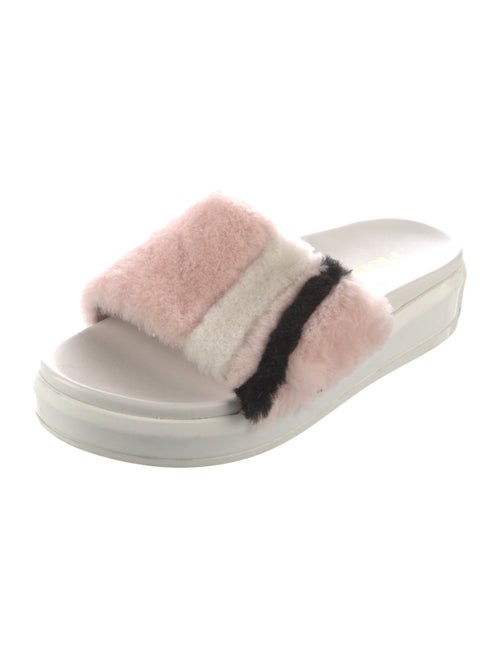 Prada Faux Fur Slides