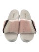 Prada Faux Fur Slides