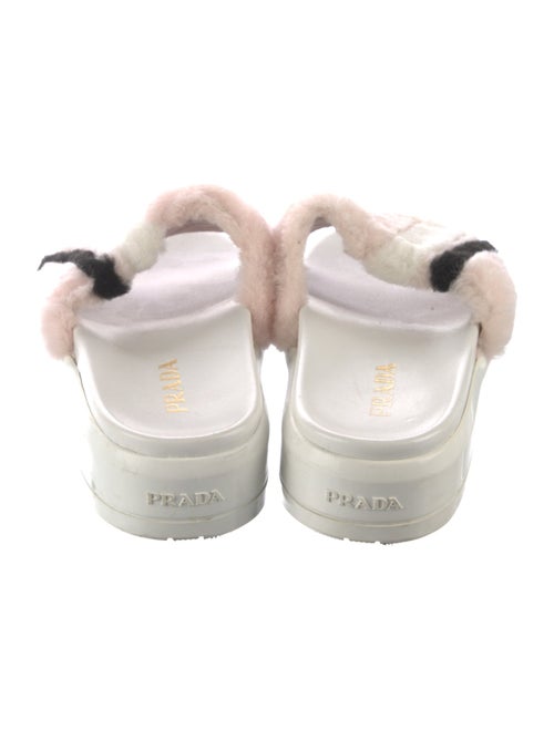 Prada Faux Fur Slides