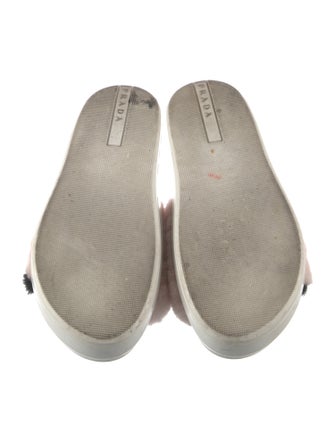 Prada Faux Fur Slides