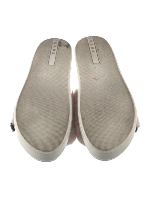 Prada Faux Fur Slides