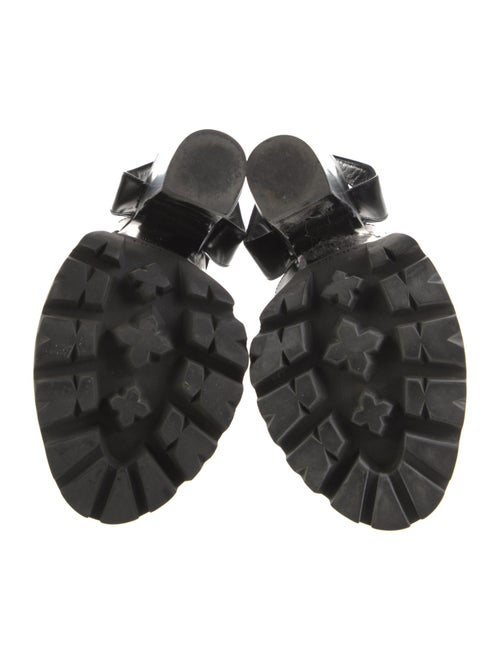 Prada Leather Cutout Accent Slingback Sandals