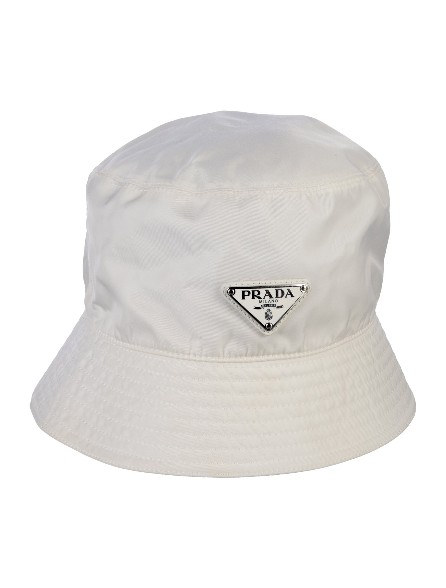 Prada Women's Cotton Bucket Hat w/ Dust Bag