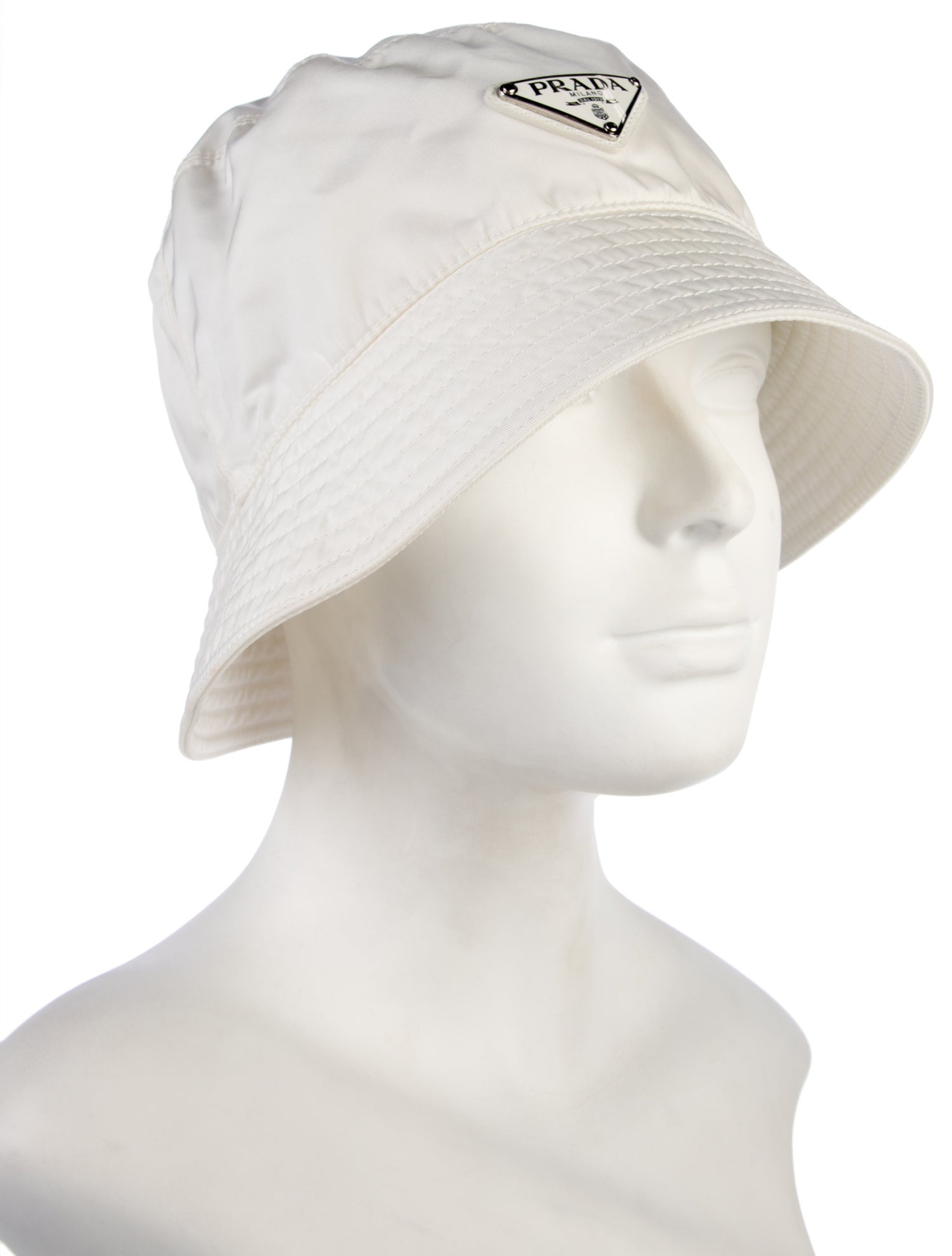 Prada Women's Cotton Bucket Hat w/ Dust Bag