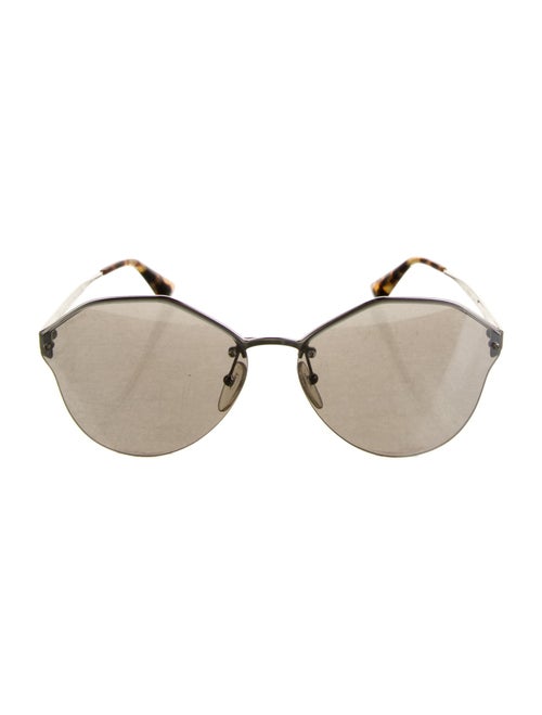 Prada Aviator Mirrored Sunglasses