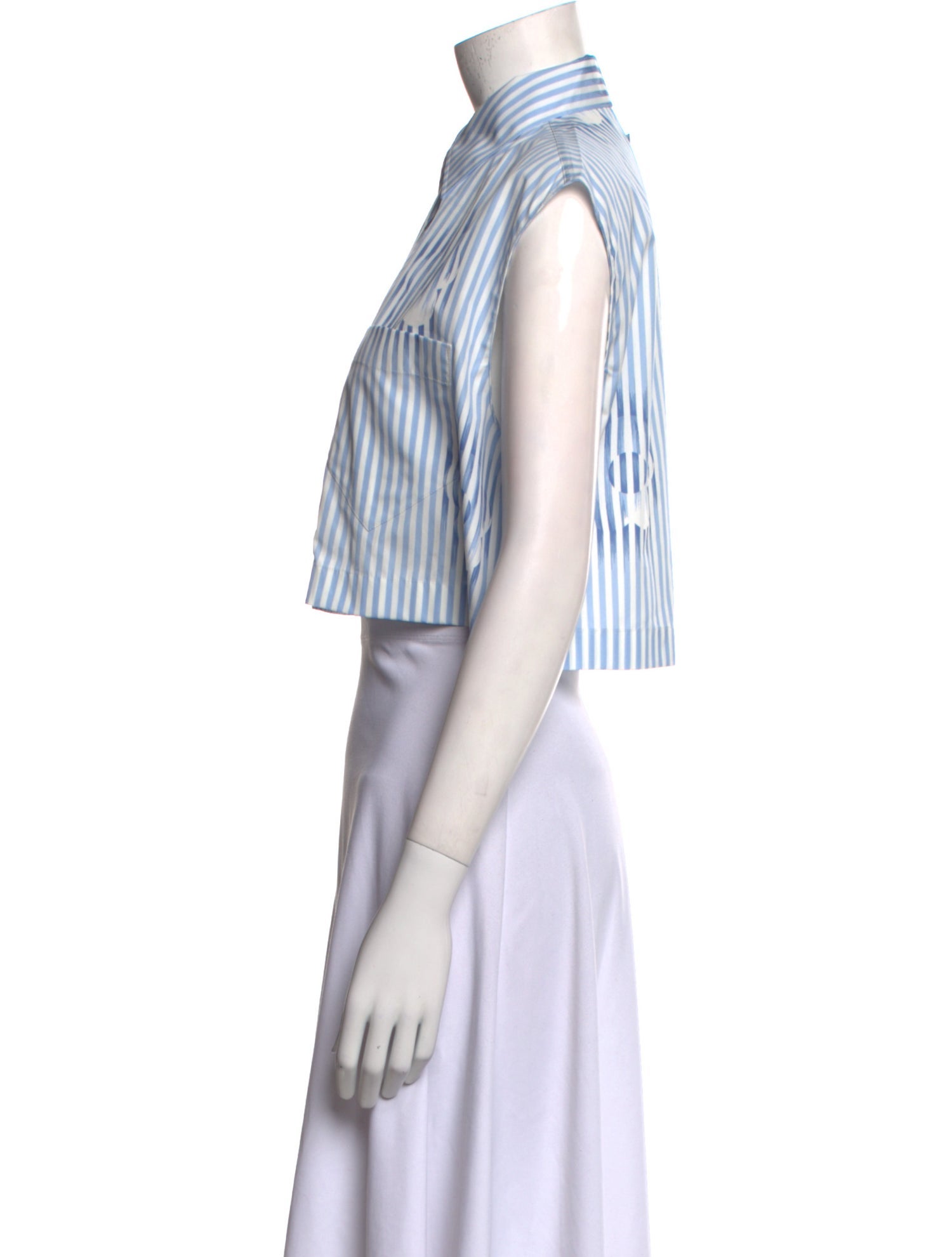 Prada 2022 Striped Crop Top w/ Tags