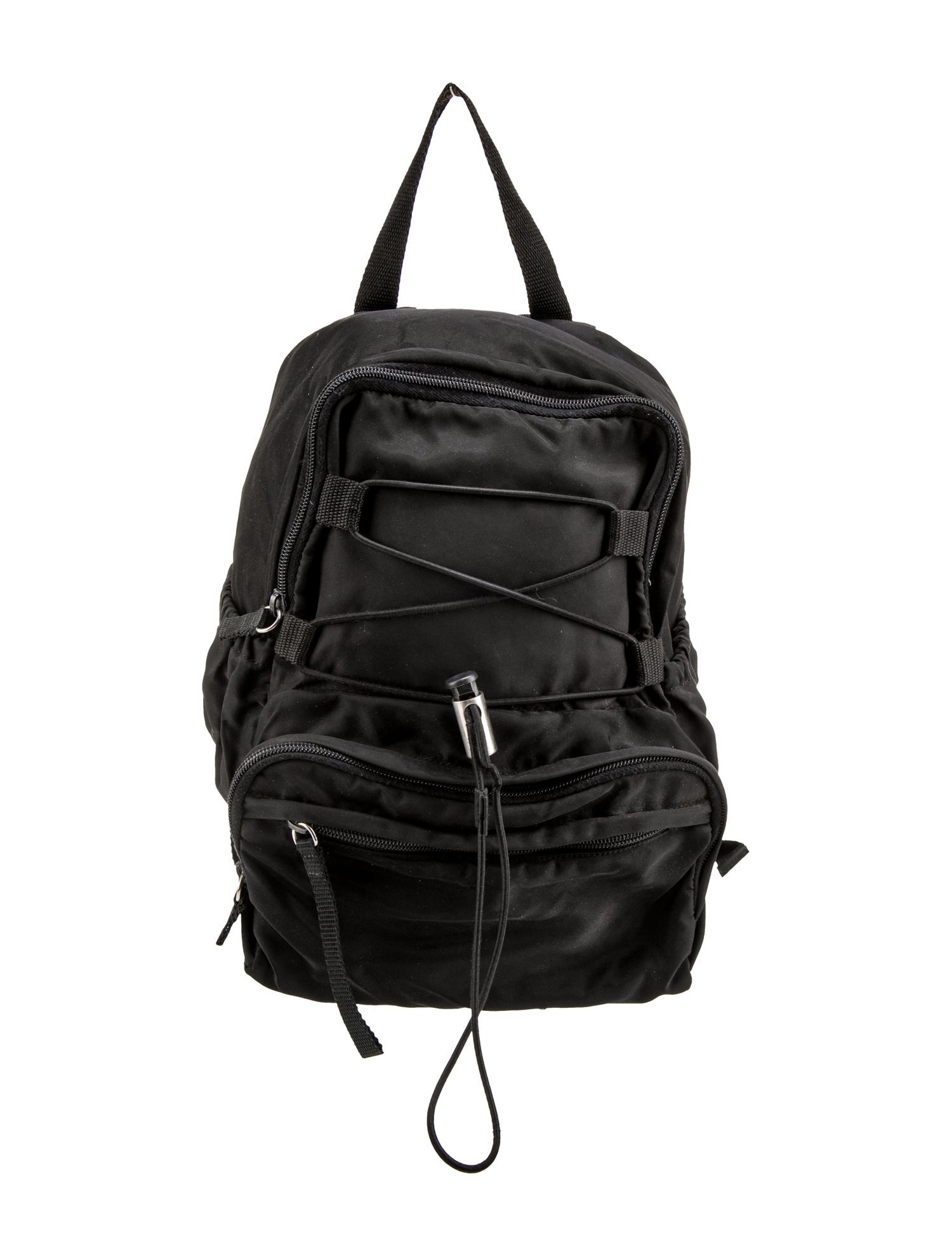 バッグ PRADA Back packs black tessto nylon PRADA Tessuto Nylon Montagna Double Buckle Backpack Black