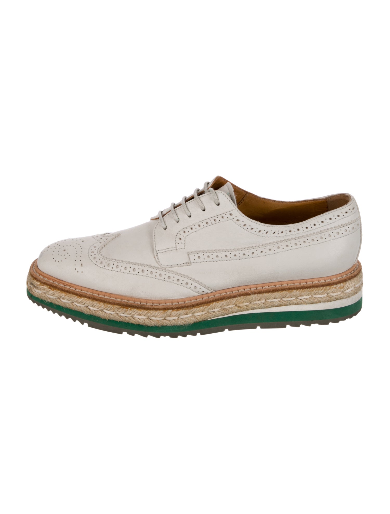 Prada Leather Brogues