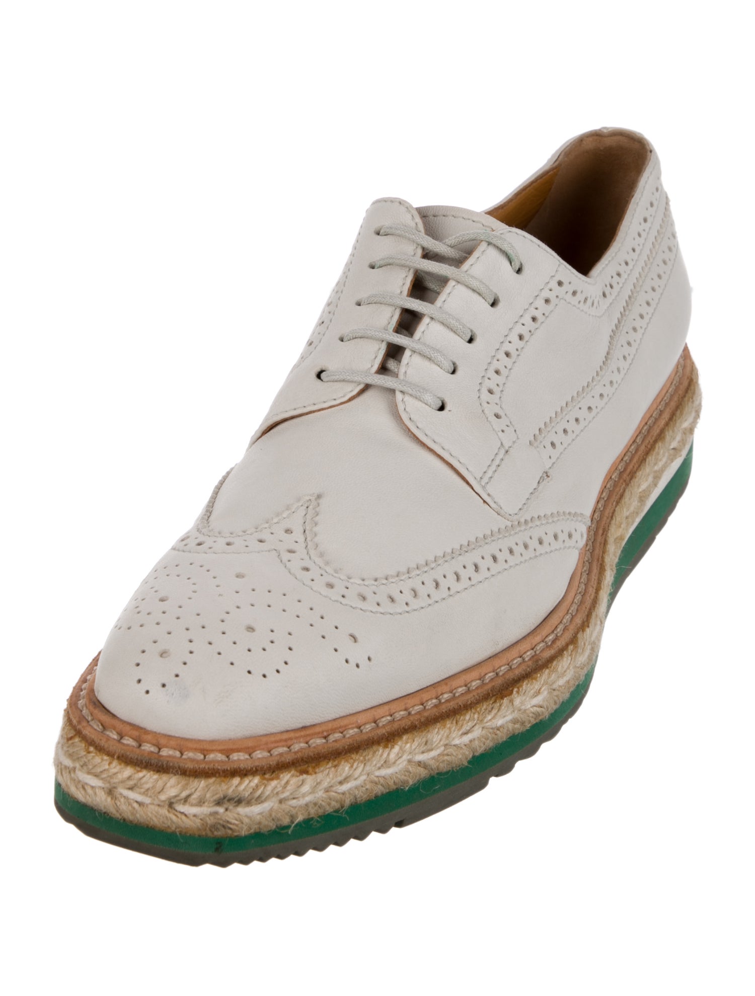 Prada Leather Brogues