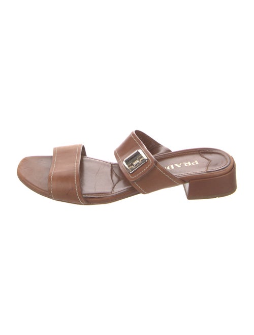 Prada Leather Slides