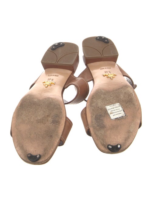 Prada Leather Slides