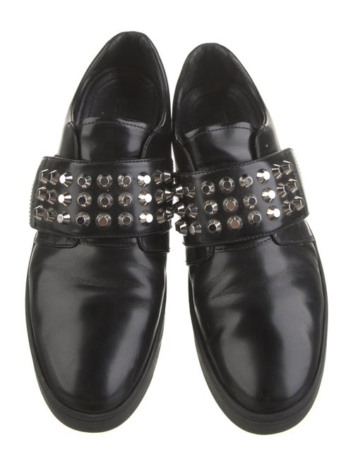 Prada Leather Printed Sneakers