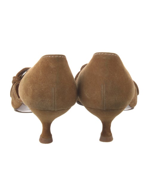 Prada Suede D'Orsay Pumps