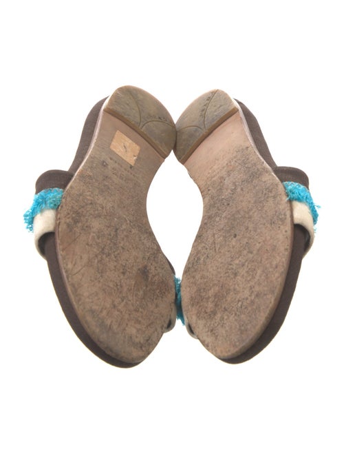 Prada Canvas Printed Slides