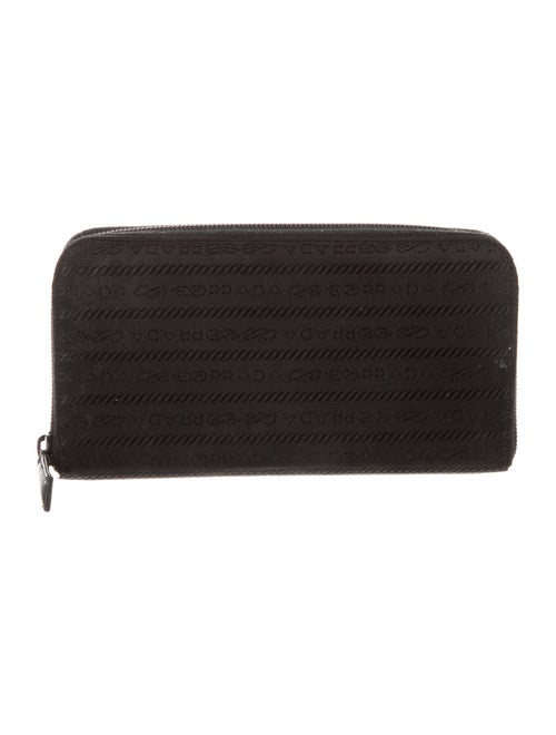 Prada Canvas Continental Wallet