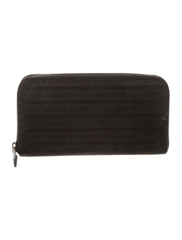 Prada Wallets Canvas Continental Wallet