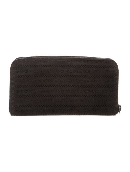 Prada Canvas Continental Wallet