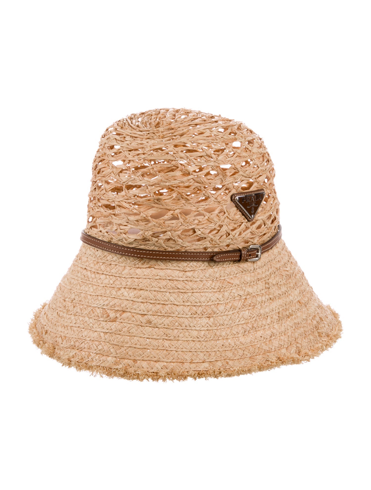 Prada Raffia Bucket Hat