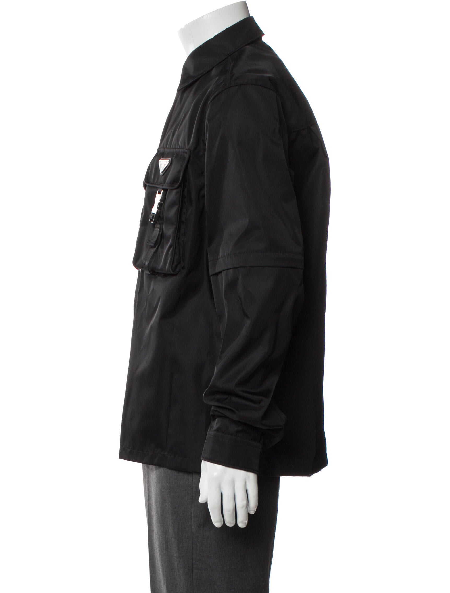 Prada 2023 Enameled Metal Triangle Shirt w/ Tags