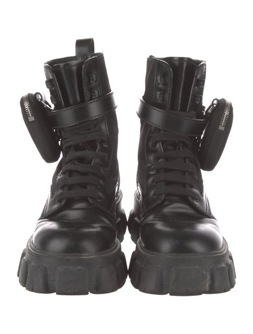 Prada Leather Combat Boots
