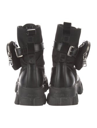 Prada Leather Combat Boots