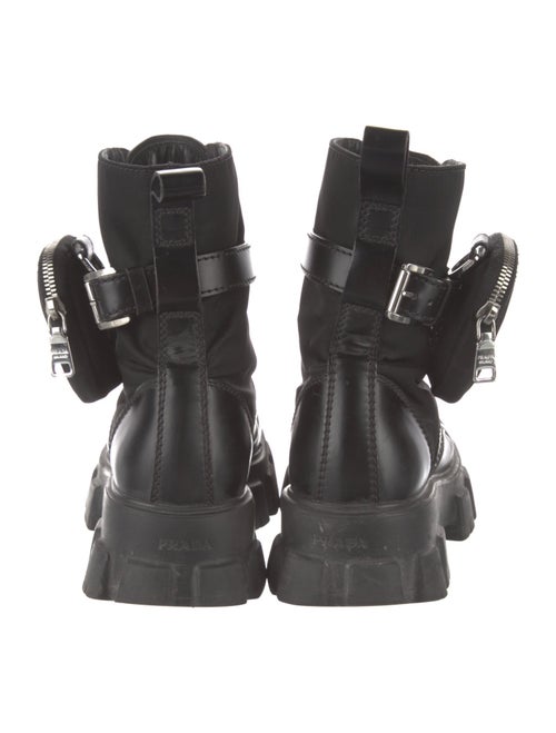 Prada Leather Combat Boots