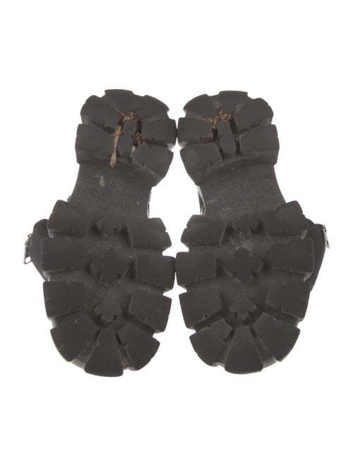 Prada Leather Combat Boots