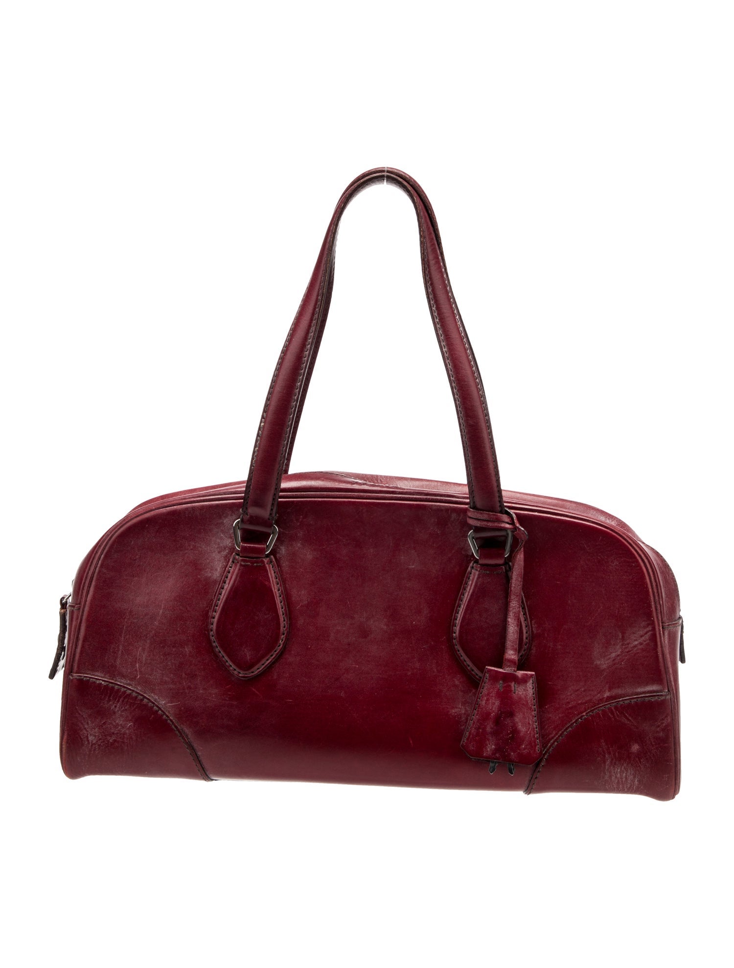 Prada Saffiano Lux Leather Bauletto
