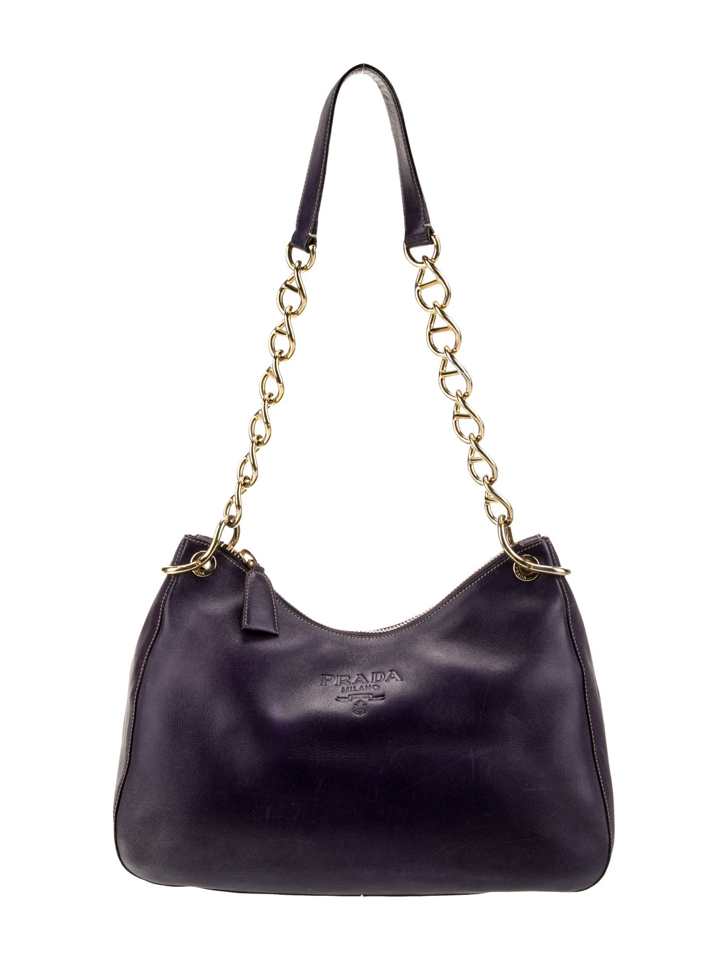 Prada Glace Calf Leather Shoulder Bag