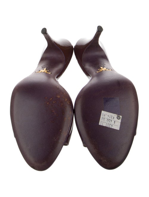 Prada Patent Leather Slides