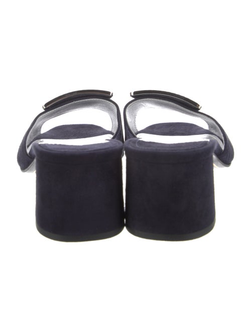 Prada Suede Printed Slides