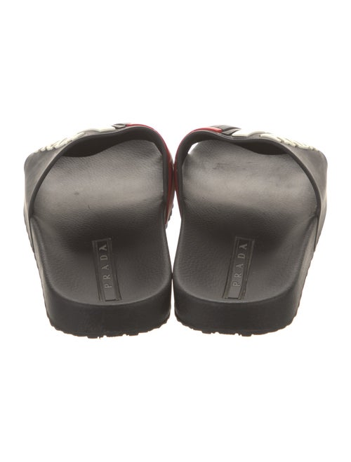 Prada Rubber Printed Slides