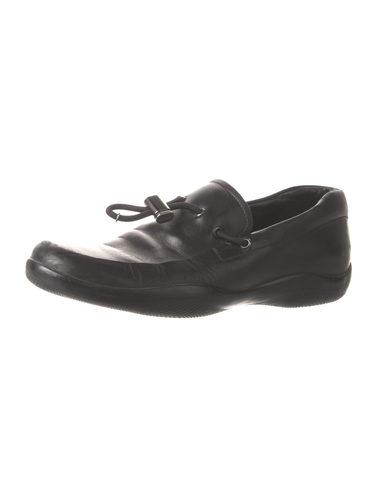 Prada Leather Mary Jane Flats