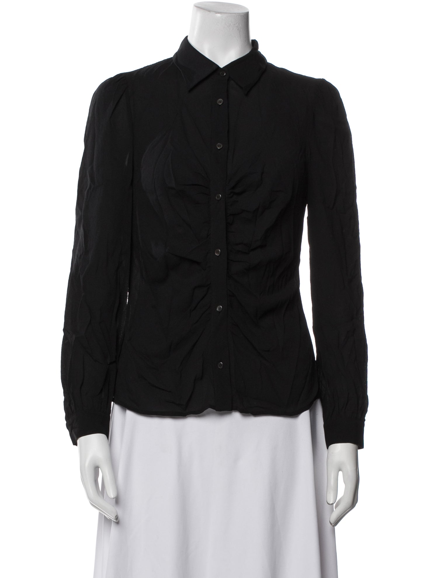 Prada Vintage Late 2000's - Early 2010's Button-Up Top