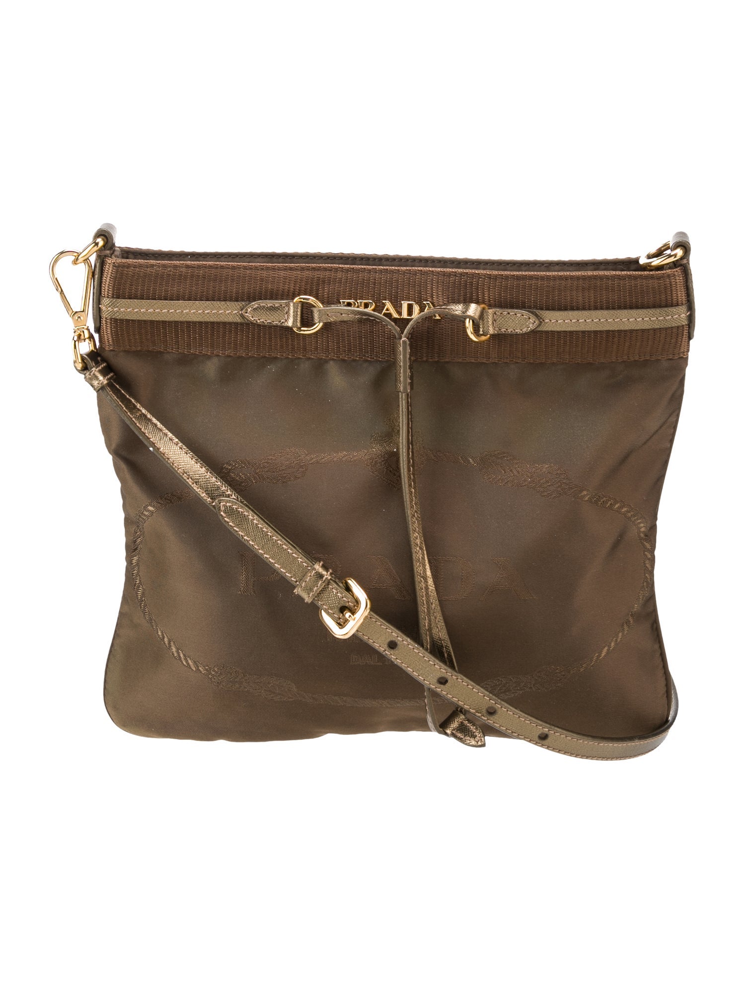 Prada Tessuto Nylon Messenger Bag