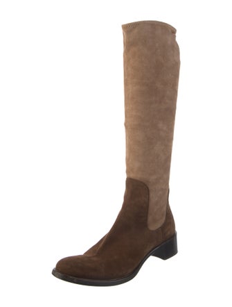 Prada Suede Riding Boots