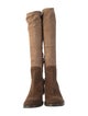 Prada Suede Riding Boots
